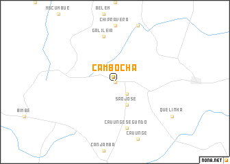 map of Cambocha