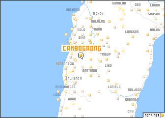 map of Cambogaong