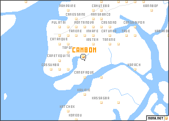 map of Cambom