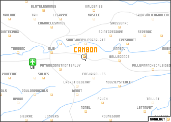 map of Cambon