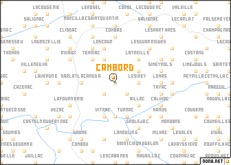 map of Cambord