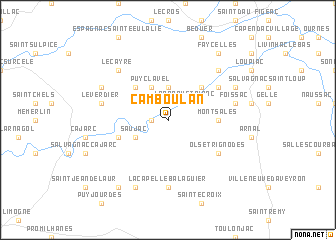 map of Camboulan