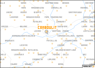 map of Camboulit