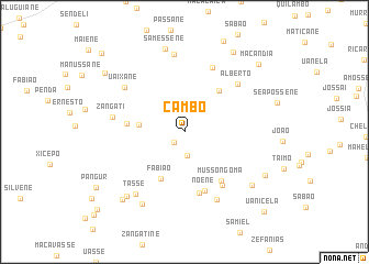 map of Cambo