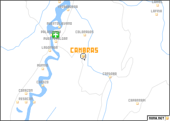 map of Cambrás