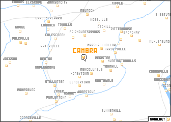 map of Cambra