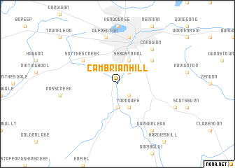 map of Cambrian Hill