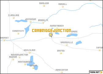 map of Cambridge Junction