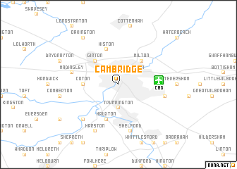 map of Cambridge