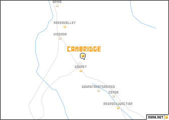 map of Cambridge