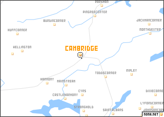 map of Cambridge