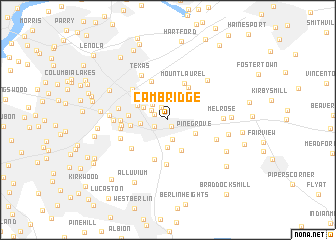 map of Cambridge