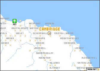 map of Cambridge