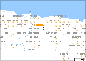 map of Cambridge