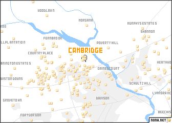 map of Cambridge