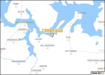 map of Cambridge