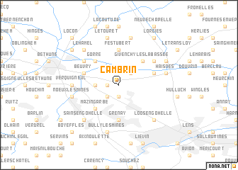 map of Cambrin