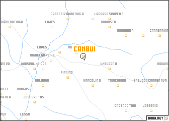 map of Cambui