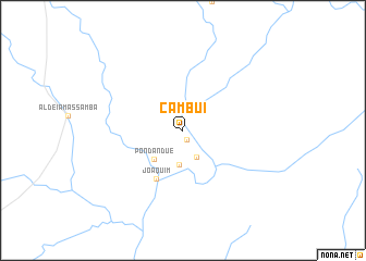 map of Cambui