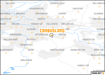 map of Cambuslang