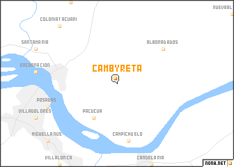 map of Cambyretá