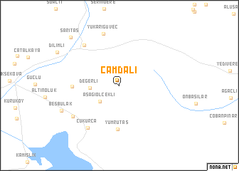 map of Çamdalı