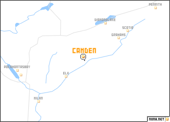 map of Camden