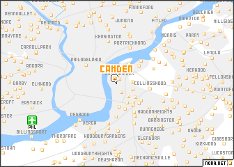 map of Camden