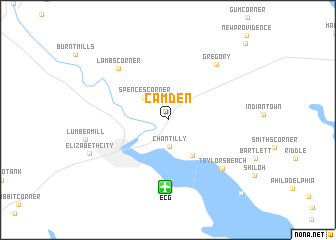 map of Camden