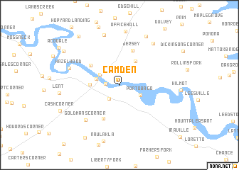 map of Camden