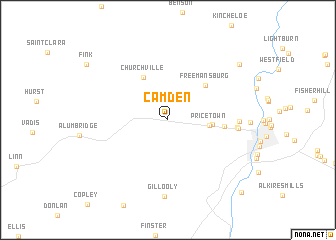 map of Camden