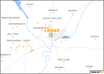 map of Camden