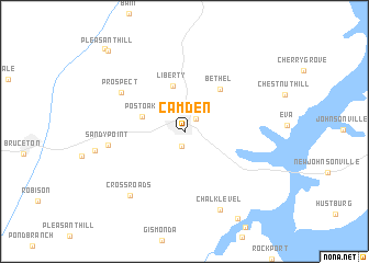 map of Camden