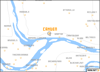 map of Camden