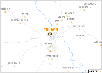 map of Camden