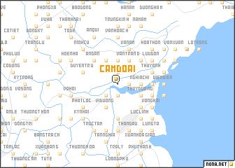 map of Cảm Doài