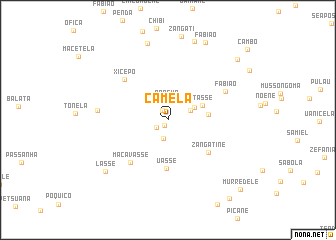 map of Camela