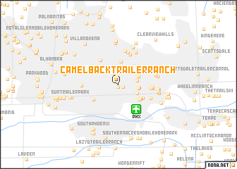 map of Camelback Trailer Ranch