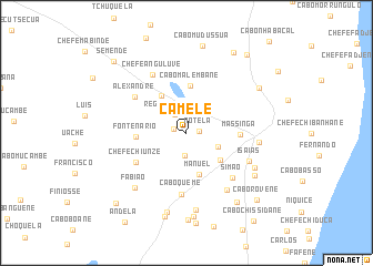 map of Camele