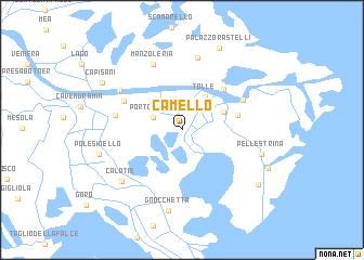 map of Ca Mello