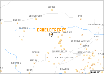 map of Camelot Acres