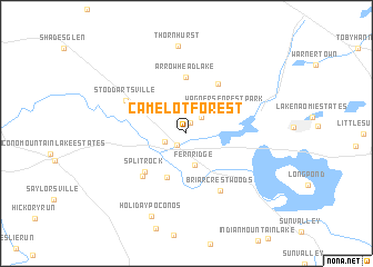 map of Camelot Forest