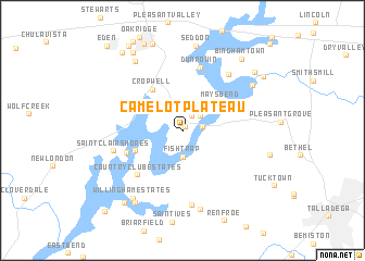 map of Camelot Plateau