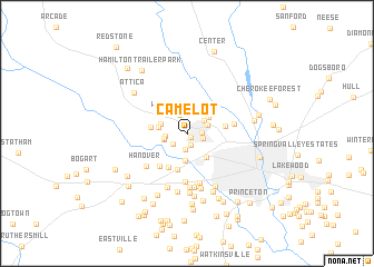 map of Camelot