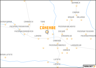 map of Camembe