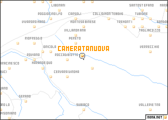 map of Camerata Nuova