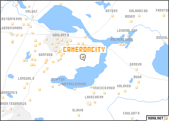 map of Cameron City