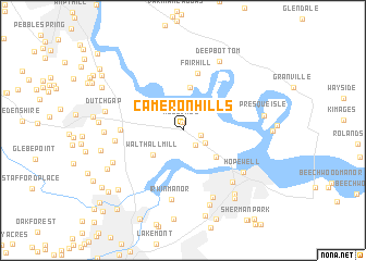 map of Cameron Hills