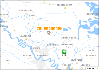 map of Cameron Park