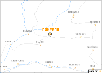 map of Cameron